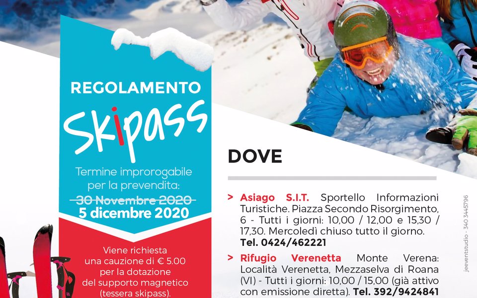 regolamento skipass altopiano di asiago 2020 ski a
