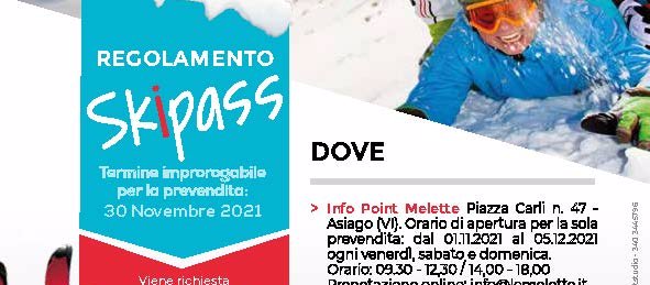 skipass altopiano di asiago 2021 2022 w